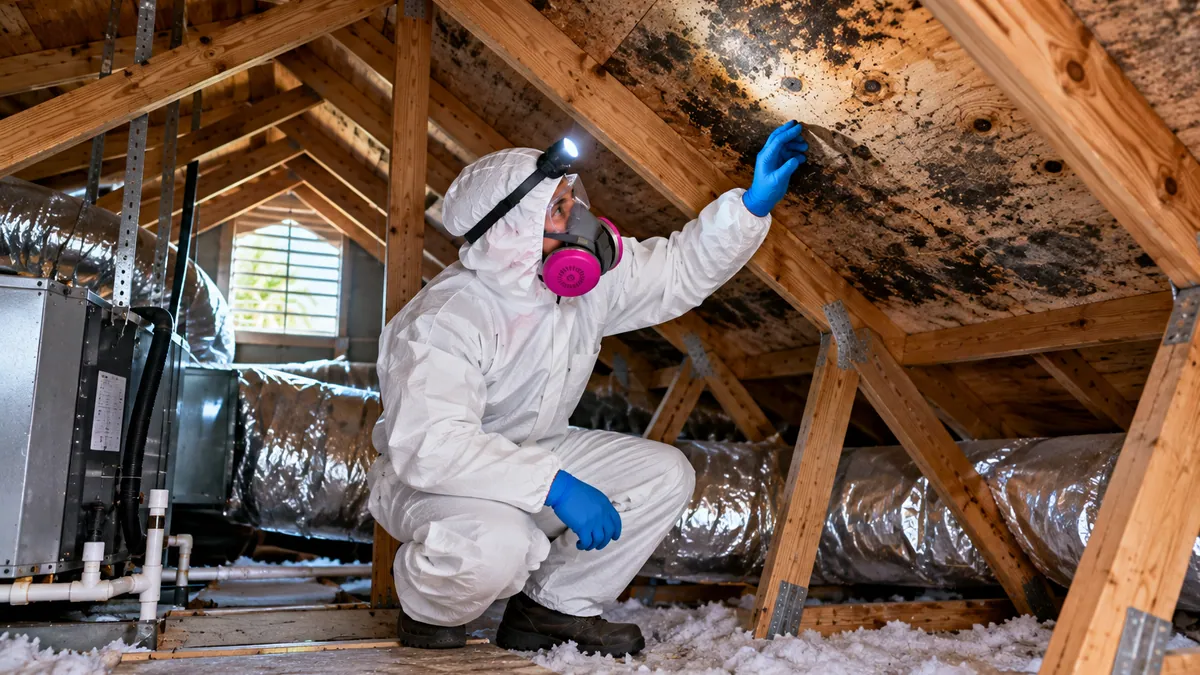 Attic Mold Removal in Pahokee